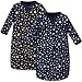 Hudson Baby unisex baby Cotton Long-Sleeve Sleeping Bag, Sack, Wearable Blanket, Metallic Stars, 3-9 Month US