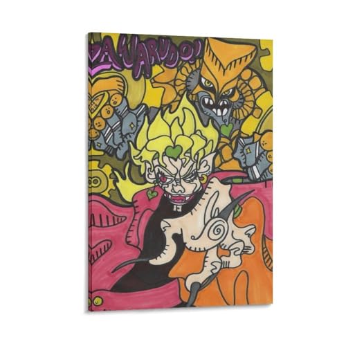 40×60cm �W���W���̊�Ȗ`�� �p�l�� �f�B�I Dio �A�[�g�t���[�� �|�X�^�[ ���_�� �L�����o�X �ؘg�Z�b�g�Ǌ|�� �Ǐ��� �C���e���A �{�[�h �������� �A�j�� ���� �������� �a���� �v���[���g