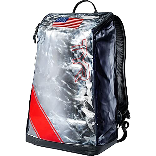 TYR Get Down Backpack32L All Swimming Equipment, Red/White/Blue, All