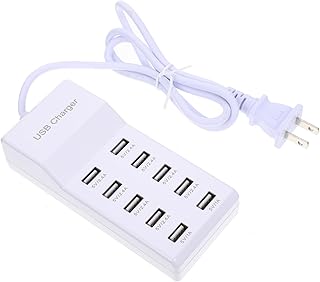 PRETYZOOM Estação De Carregamento Rápido Inteligente USB Carregador De Celular Estação De Carregamento De Mesa Estação De Carregamento USB Estação De Carregamento Rápido Estação De