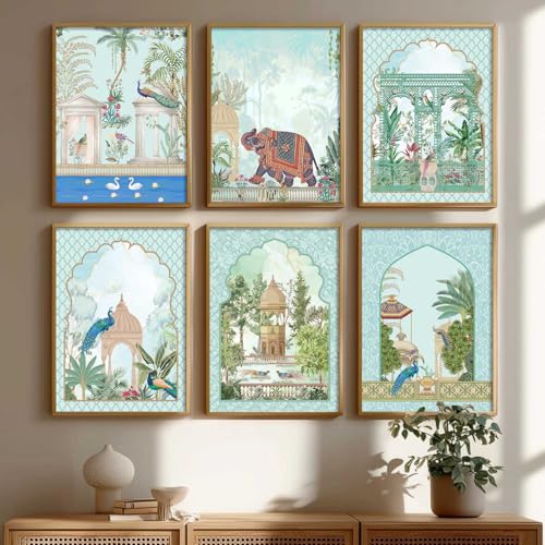 Image of kotart Premium Digital Traditional Art Paintings with Frame for Home Decor - Framed Wall Painting for Living Room Bedroom Office Room Decor - Painting for Wall Decoration - (10X13 INCH, C)
