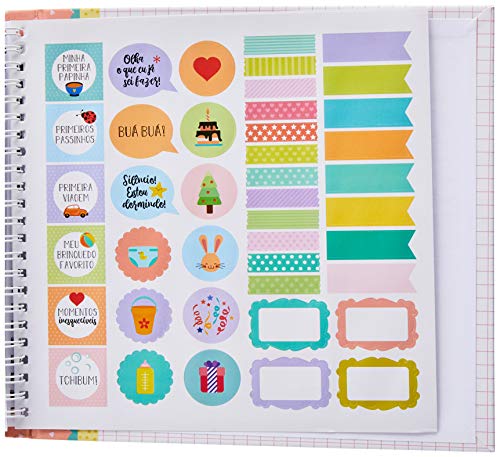 Coloré Álbum Do Bebe Rosa Colore Rosa