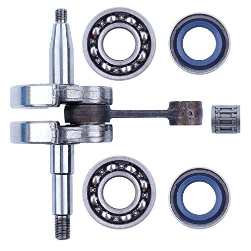 Haishine Crank Shaft Crankshaft Ball Bearing Oil Seal Engine Kit For HUSQVARNA 268 61 66 266 272 272XP Chainsaw Motor Parts
