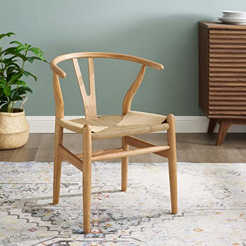 Modway Amish Mid-Century Wood Kitchen And Dining Room Chair In Natural #TOP5