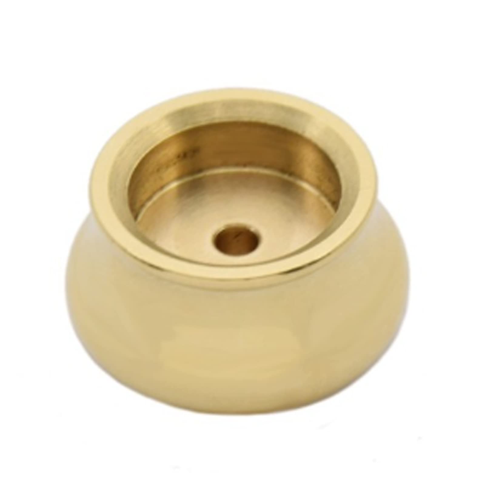 Jazuaiao Stick Burner Holder-Brass Decorative Bowl Shape for Burner Catcher Tray Brass Stick Holder