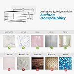 KESOL Shower Caddy and Soap Dish Holder with Hooks, Rust Resistant, 2 Pack - Image 7