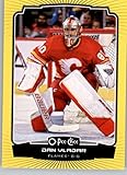 2022-23 O-Pee-Chee Yellow Border #426 Dan Vladar Calgary Flames NHL Hockey Trading Card