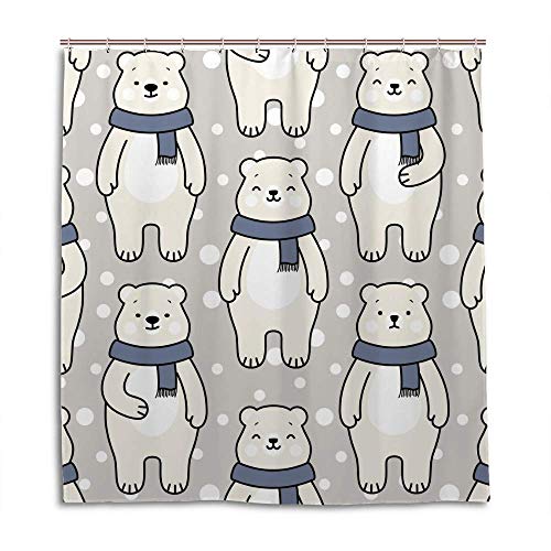 Rideau de douche polyester 183 cm pour préserver votre sol - 2