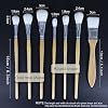 GACDR Gilding Brush Set, 7 Pieces Versatile Goat Hair Blending Mop Brushes for Acrylic Painting Wartercolor Foil Gold Leaf Flakes Sheets #1