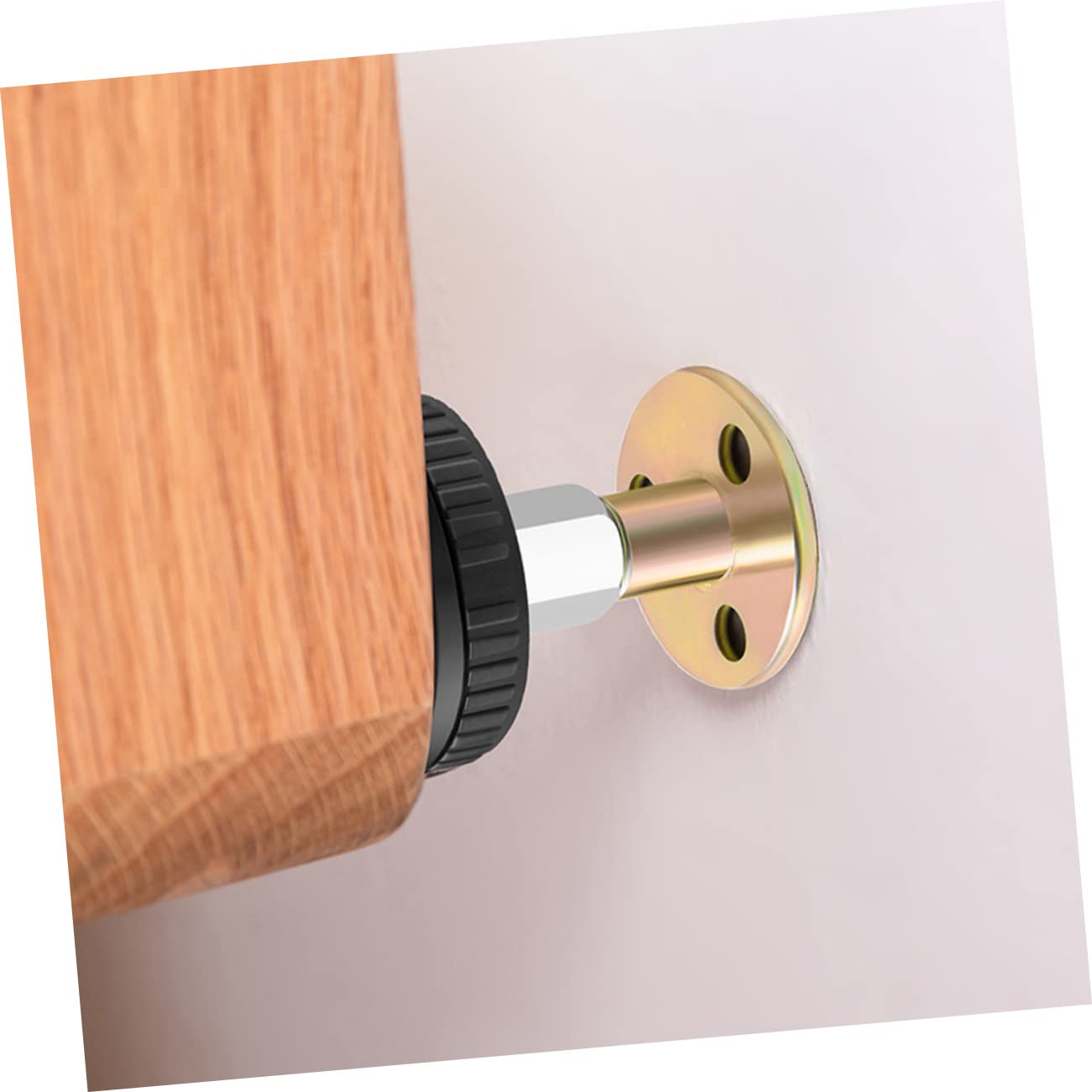 Zerodeko 4pcs Bedside Anchor Bed Support Bed Stoppers for Headboard Bed Frame Anti- Shake Tool Headboard Stopper Headboards Adjustable Bed Stoppers Wall Plug Stainless Steel Telescopic