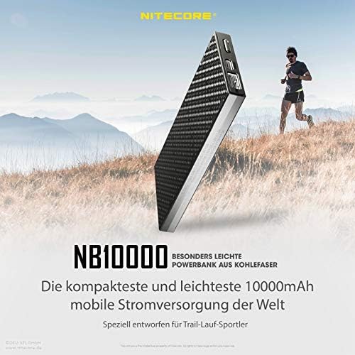 Nitecore NB10000 GEN 2 Power Bank, Black - Image 3