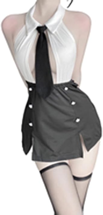 SINGUYUN Womens Office Secretary Uniform Sexy Cosplay Lingerie