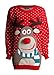 Forever Unisex Rudolph Print Snowflake Knitted Pom Pom Jumper