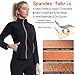 Sauna Suit for Women, Women's Sauna Jacket with Pockets, Slimming Burn Fat Tummy Control Training Workout Top Long Sleeve,S,Black