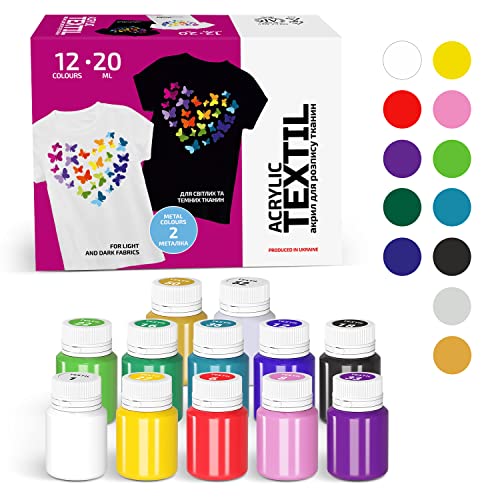 7 Artists Pintura Textil 12x20 ml