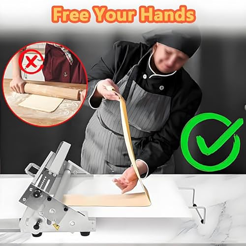 Máquina laminadora de masa comercial e ideal para pastelería artesanal 4