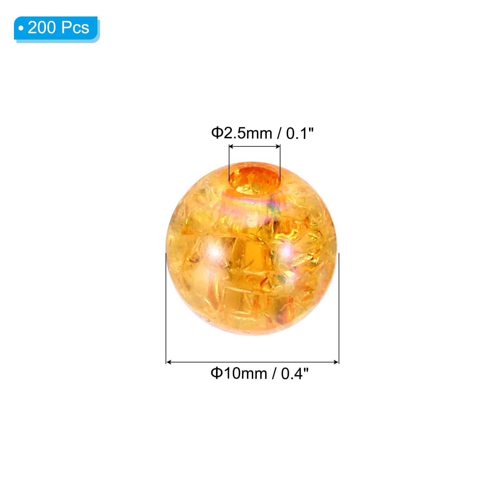PATIKIL 10mm Acrylic Beads - Image 2