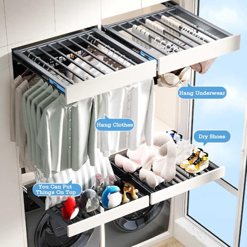 Étagère cachée pour machine à laver : simplifiez le rangement de vos pantalons au quotidien - 8