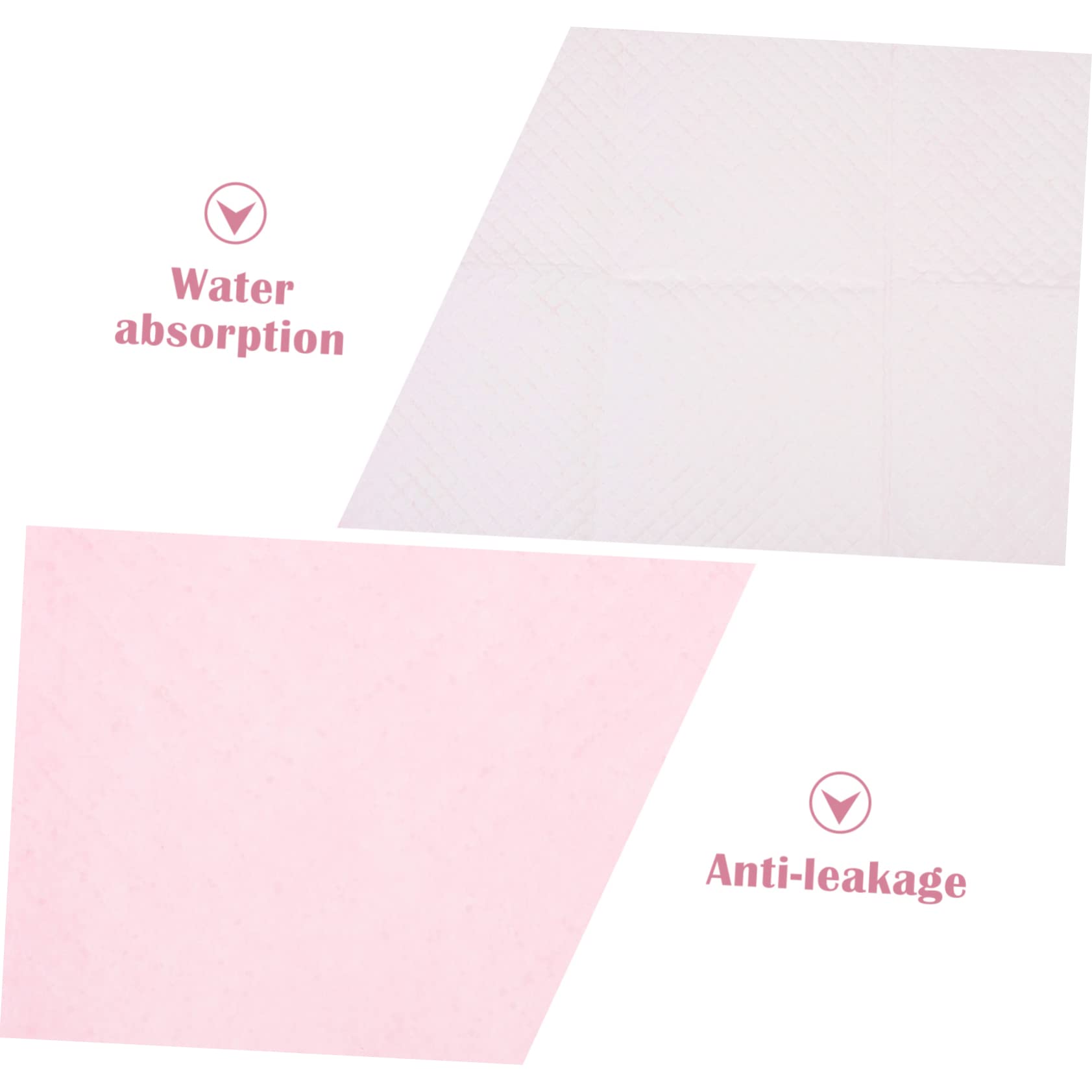 Tappetini Igienici Monouso per Cani 100 Pezzi Non Tessuto | Rosa, Impermeabili e Assorbenti, per Animali Domestici, Formato Confezione da 100 Pezzi