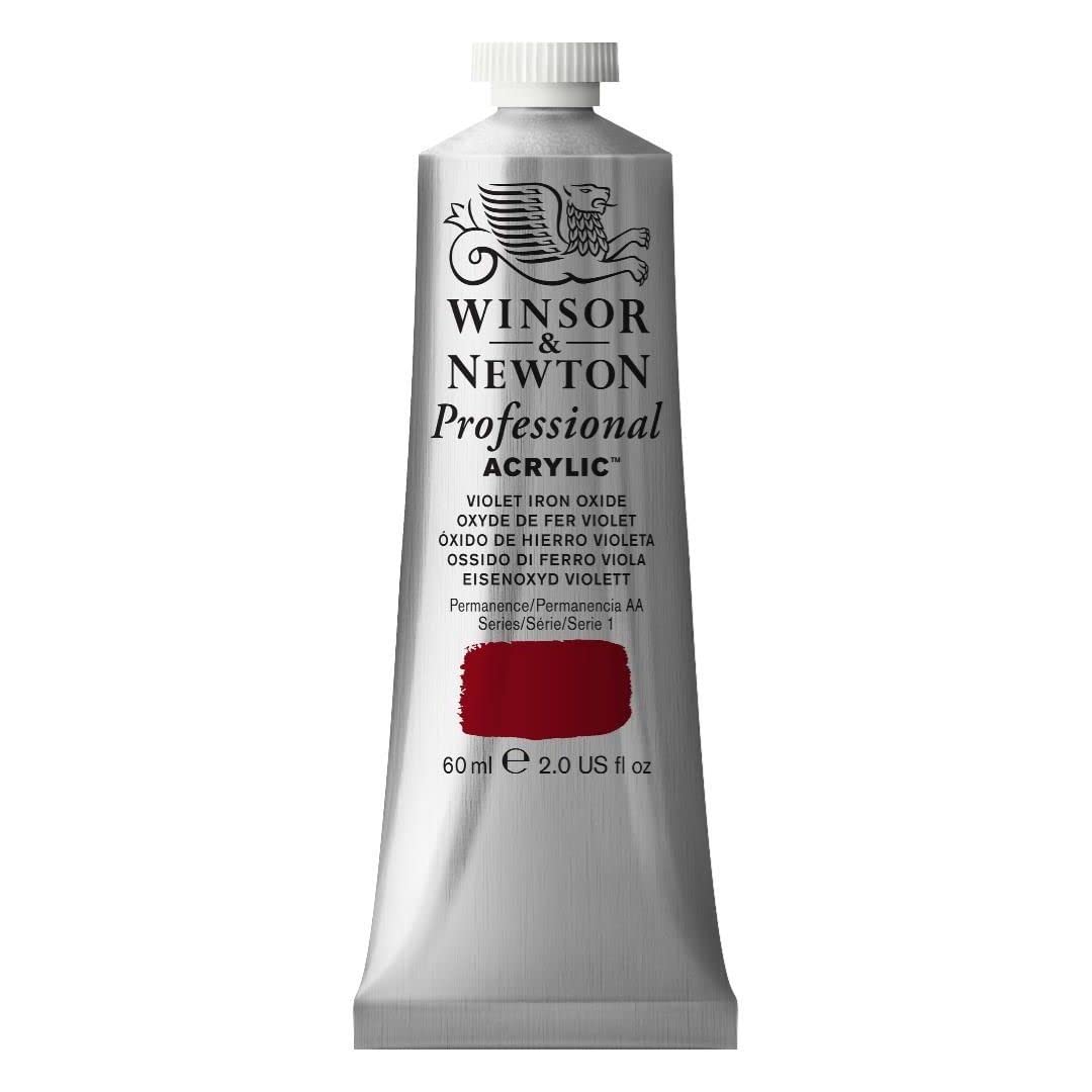 Winsor & Newton 2320691 60 ml Professional Acrylic Colour - Violet Iron Oxide