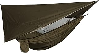 INOOMP 1 Conjunto Rede Dossel Rede Portátil Sombra Dossel Fora Tenda De Balanço Lona Balanço Rede De Sol Underquilt Suprimentos De Acampamento Ao Ar Livre Barraca De Rede Com Guarda-Sol