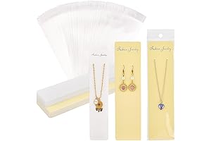 PH PandaHall 60Pcs Jewelry Necklace and Long Earrings Display Cards