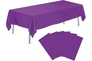 Dazzling Purple Plastic Tablecloths: The Ultimate Party Enhancer