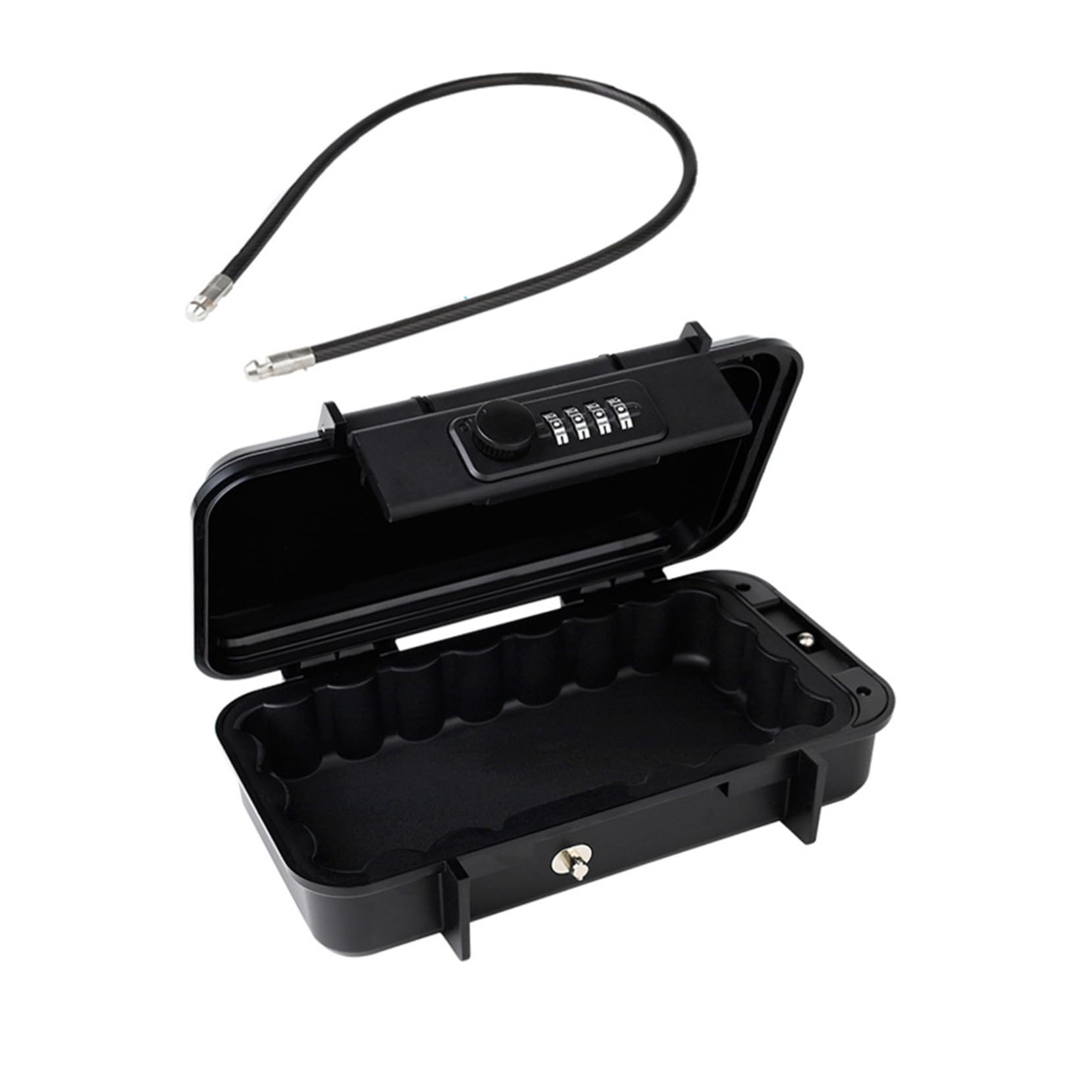 VILLCASE Coffre-fort Portable Pour Voyage Et Clés Avec Serrure à Combinaison Compact Et Sécurisé Pour Objets De Valeur