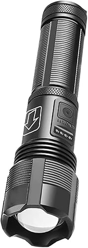 EZAGMWGFB LED Flashlight, Longer Battery Life, 5 Modes, High Lumen, Adjustable, 