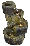 Material: Polyresin Heissner Gartenbrunnen Baumstümpfe
