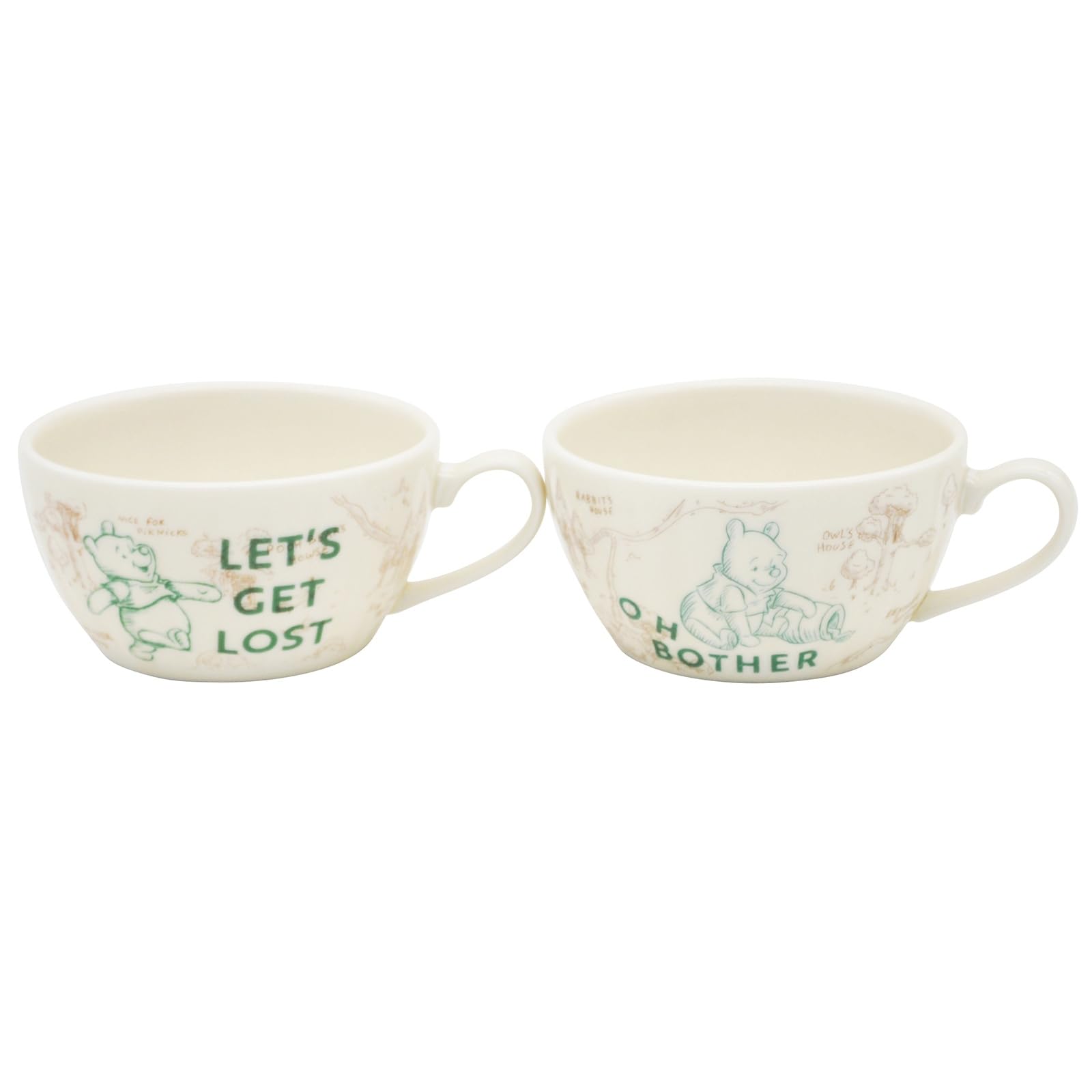 Amazon｜ディズニー 「 くまのプーさん 」 スープカップ ペアセット