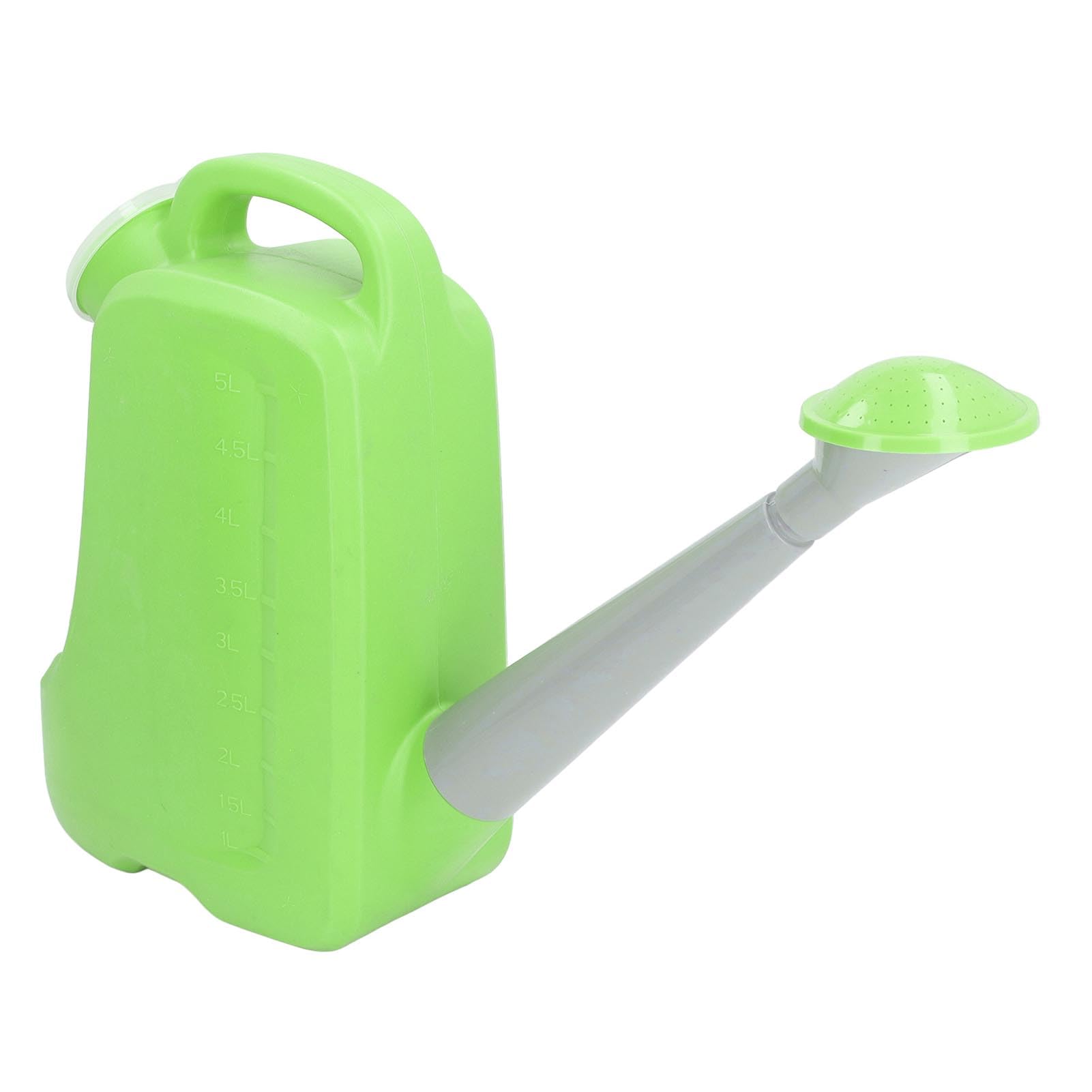 Arrosoir de ferme de grande capacité, facile à remplir, verser et manœuvrer, avec indicateur de niveau d'eau, matériau PP, pour plantes d'intérieur, d'extérieur et de jardin (vert)