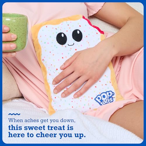Image of Pop-Tarts Happy Helpers By Relatable, The Cozy Comfort That's Anything But Boring, Get Relief with Cozy Heated Plushies and Other Dorm Essentials, Includes 1 Microwavable Pop-Tarts Heating Pad