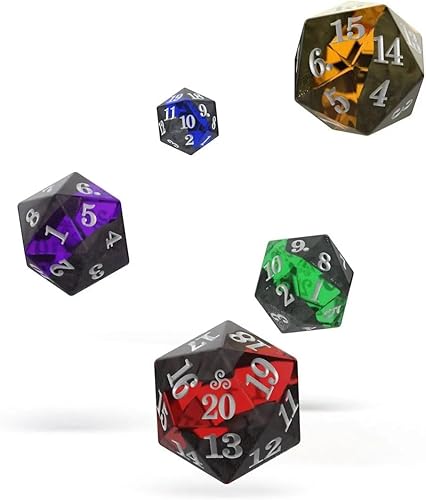 Miniatura 2 de Oakie Doakie Dice Juego de dados D20 Spindown Enclave (5)