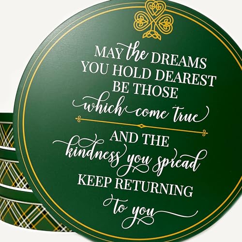 Brobst & Maple Decorative Tins | With Lid | For Gift Giving | Irish Blessing