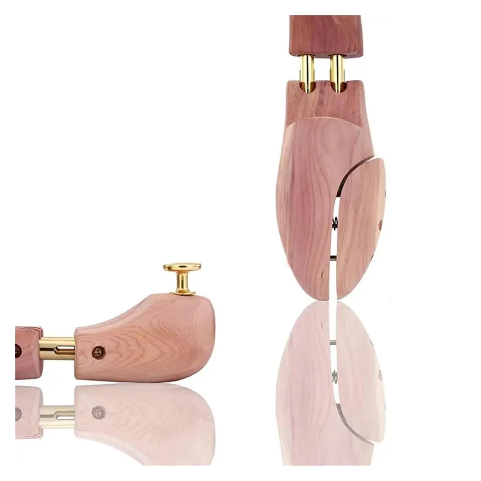 Árbol de Zapatos Moldeador de Camilla for Hombre, Moldeador de Zapatos de Ancho Ajustable de Madera de Doble Tubo Adecuado para Botas O Zapatillas De Deporte(EU 45 46)