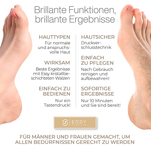 medizinisches Material für glatte Haut ohne Reizungen - Detailansicht von Essy Hornhautentferner Testsieger Deal –...