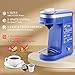 CHULUX Mini Coffee Maker for K Capsule, Single Serve Coffee Maker for One Cup Americano, Lightweight Pod Coffee Machine, Blue