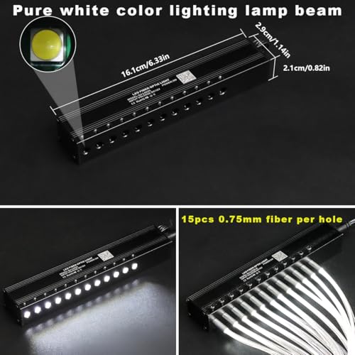 Image of AMKI Dual Port 16W RGBW Twinkle 1000pcs*0.03in*13.1ft Starlight Headliner Shooting Star Pure White Color Meteor Light Kit Music Mode Sound Sensor APP Remote Control Color Changing for Indoor Car Home