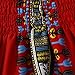 Kids Toddler Girls African Dress Dashiki Ankara Outfit Sleeveless Sling Smocked Dress Boho Baby Girl Clothes (3-4T, red)