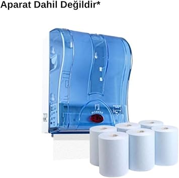 Sensörlü/Hareketli Kağıt Havlu 6'lı Paket 2,5 KG - 2 Katlı, 21cm Yaprak Eni