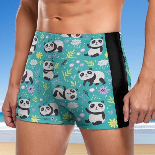 Boxer de bain homme panda mignon coupe anti-irritation - 2