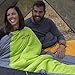 Teton Trailhead, 20 Degree Sleeping Bag; Lightweight, Warm Mummy Sleeping Bag, Camping, Backpacking, Hiking, Orange