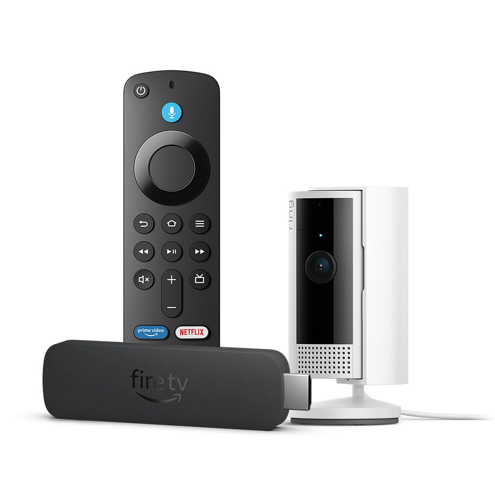 その他 fire tv stick 4K MAX &amp; Ring Indoor Cam Amazon Fire TV Stick 4K Max streaming device