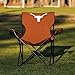 Logo Brands NCAA Texas Longhorns Quad Chair with Single Cup Holder
