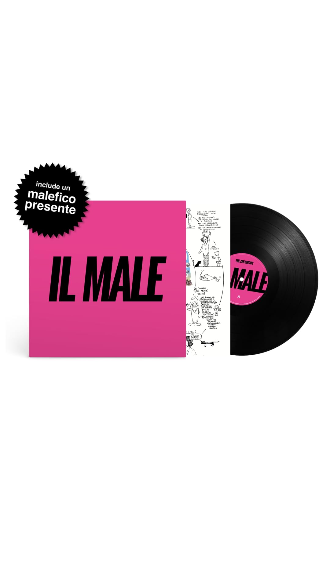 Il Male - busta bauletto rosa - vinile nero [Vinilo] [Vinyl LP] [VINYL]