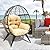 YITAHOME Hanging Egg Swing Chair Outdoor Wicker Hammock Chairs