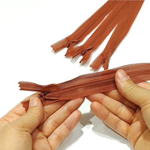 Pack of 10 Invisible Closed Zippers, Zippers in Many Sizes and Colors #3, Fine, Elegant and Discreet Zipper to Sew On Clothes - Image 2