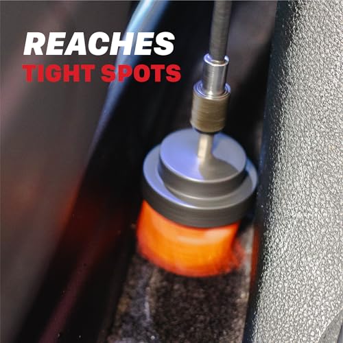 Image of Maxshine 5 inch Universal M8 Medium-Duty Drill Brush for Upholstery & Carpet - Power Scrubber Attachment for Car Detailing, Fabric & Home Cleaning - Deep Cleaner Removes Stains & Grime