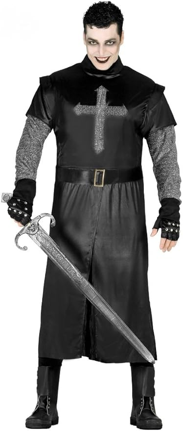 Disfraz de Caballero Oscuro Negro para Hombre en Halloween